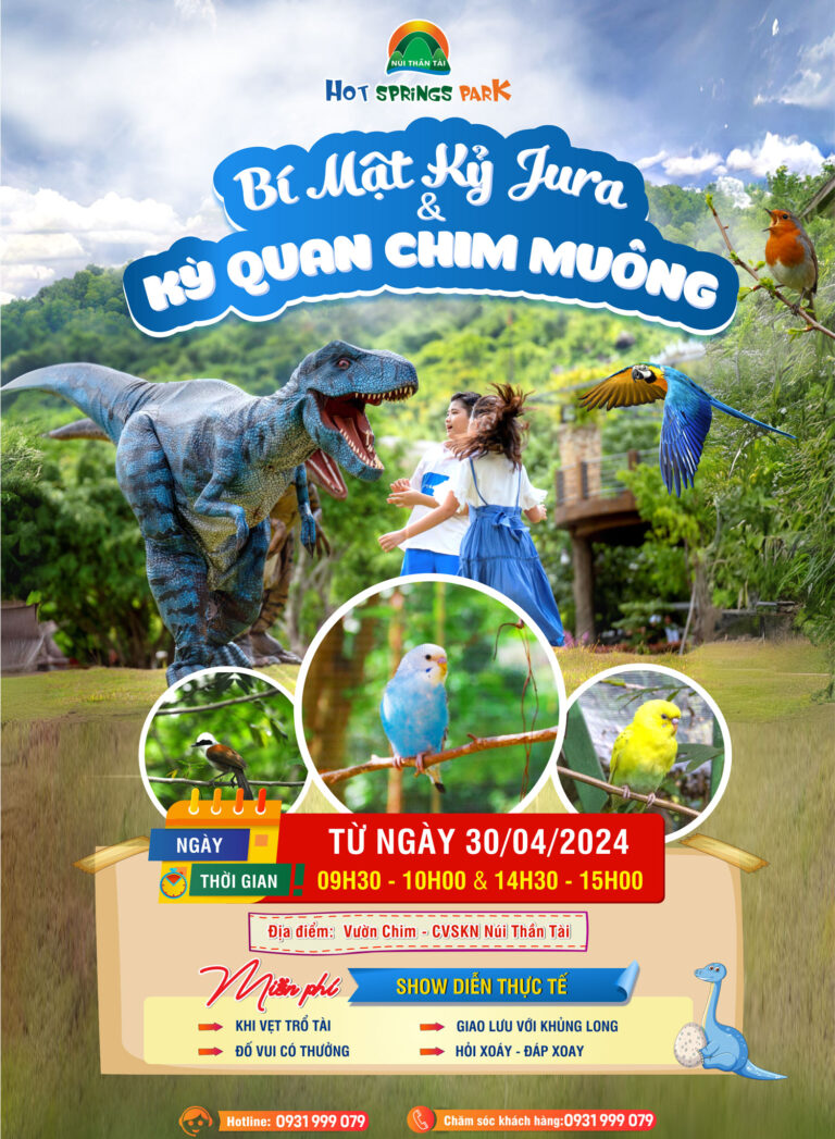 |SỰ KIỆN| SHOW DIỄN “BÍ MẬT KỶ JURA & KỲ QUAN CHIM MUÔNG”